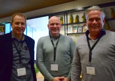 Chris Noordam (TopKrop) met Taco van der Louw (Up & Up Talent Solutions) en Bart Leemans (Service2Fruit)
